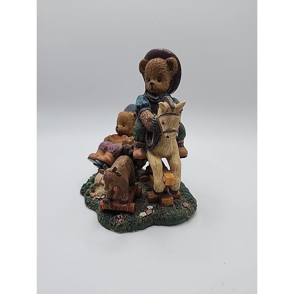 Young's Berry Hill Bears Luke & Zak On The Range VTG 1997 Collectible Figurine - Picture 2 of 6